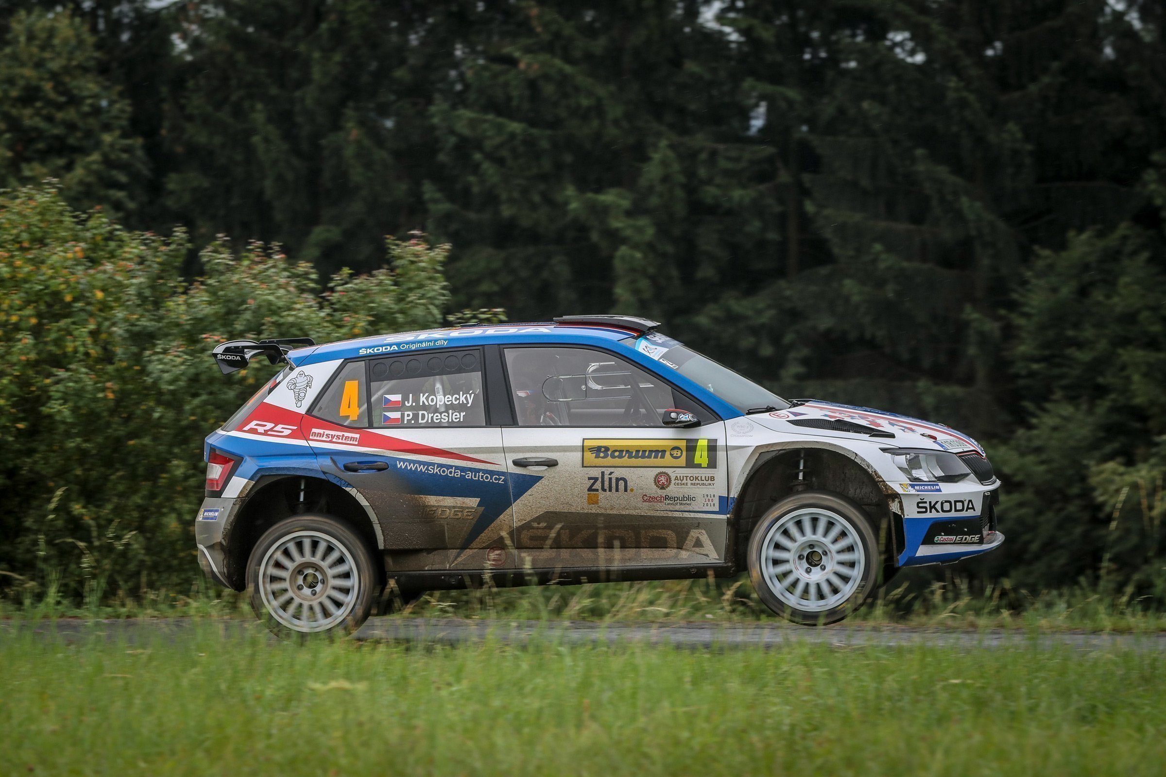 С 19 лет Копецки выступает в ралли за рулем Škoda