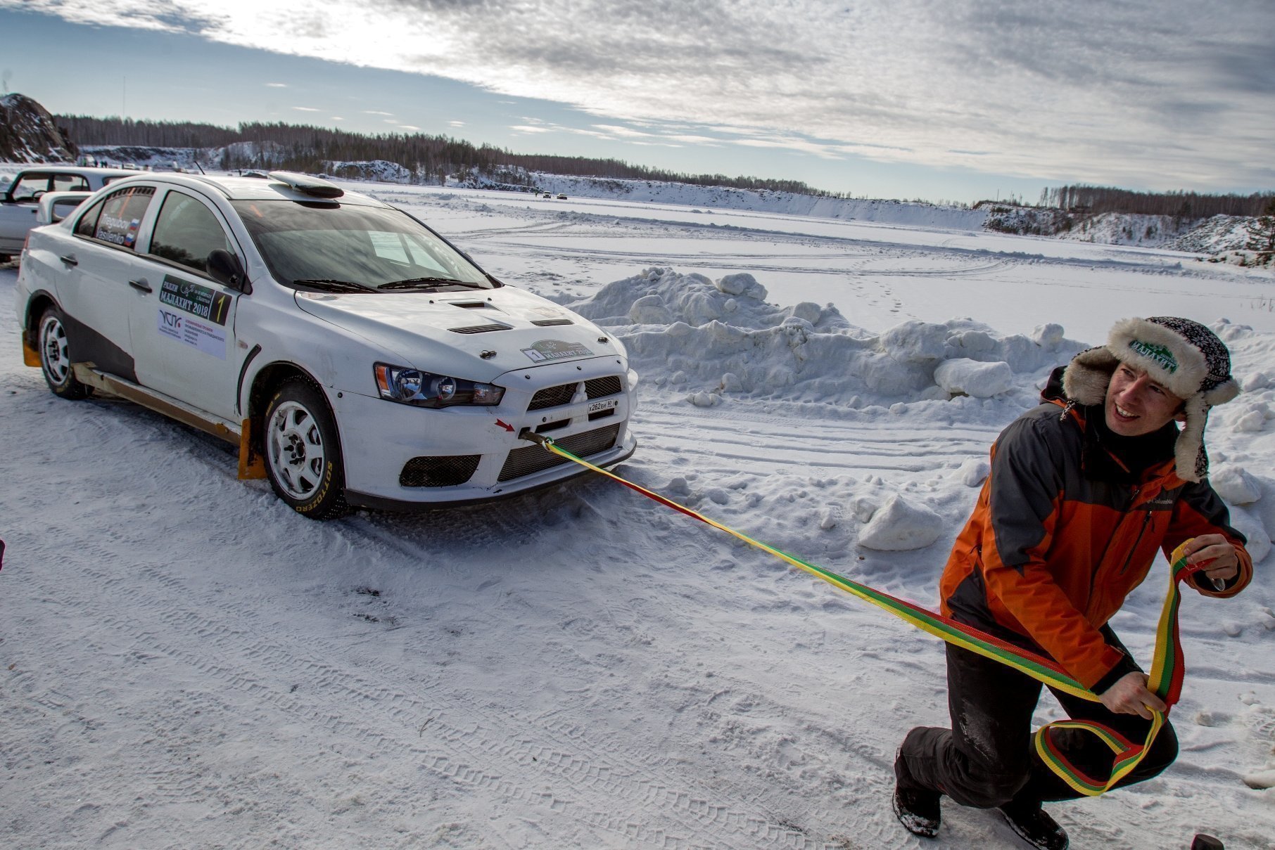 Главным фаворитом ралли безусловно был Григорий Трегубов, выступавший вместе со своей женой Еленой Василенко