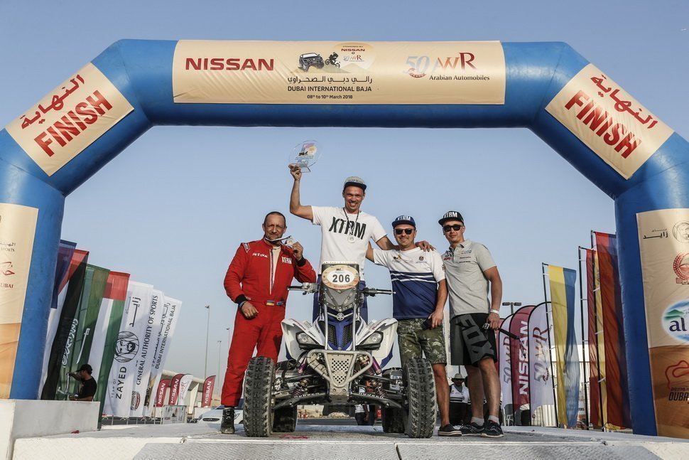 Александр Максимов стал третьим в зачёте квадроциклистов