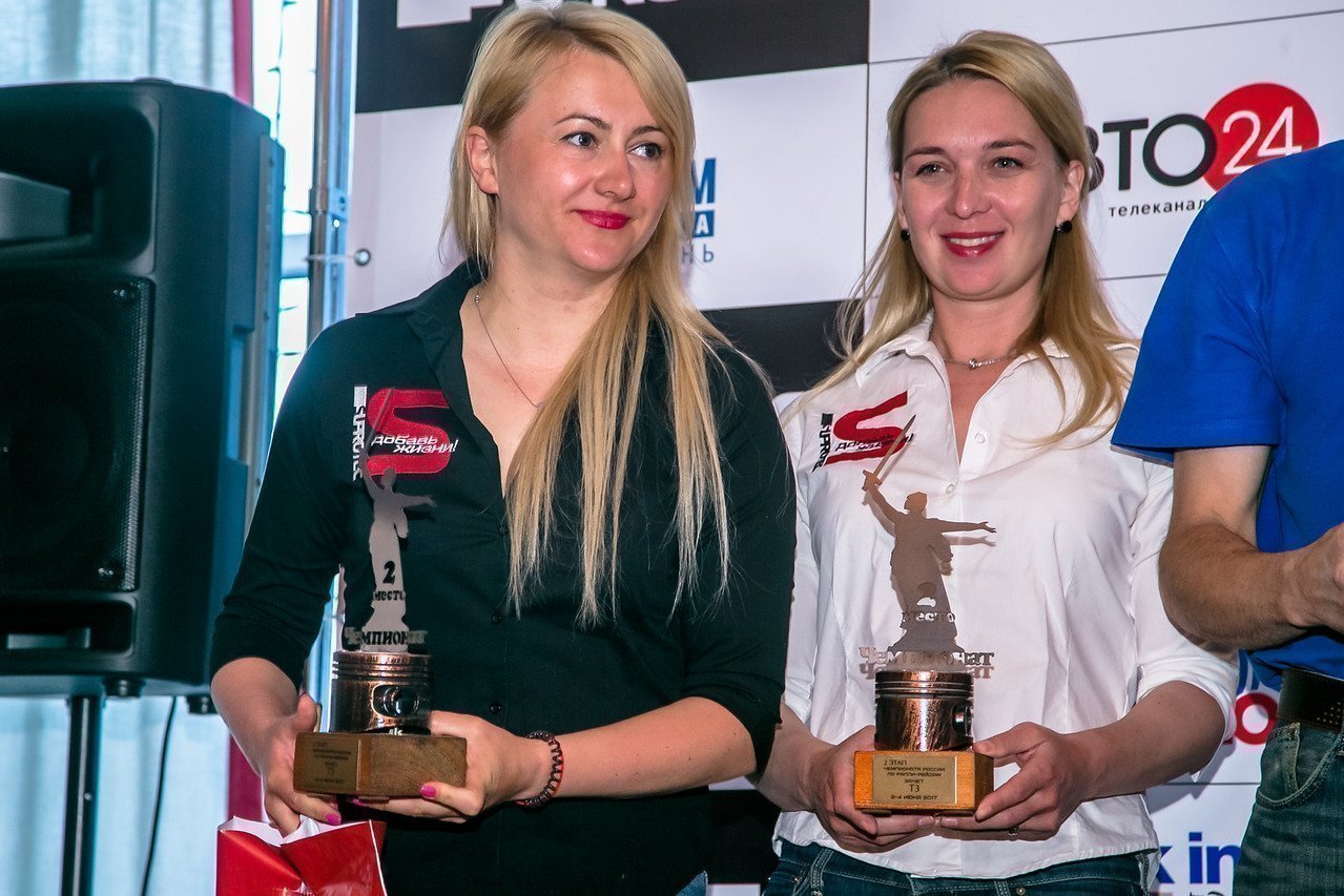 Единственный женский экипаж в составе Марии Опариной и Таисии Штаневой